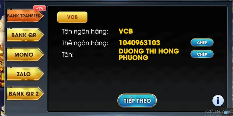 Viettel Pay ứng dụng hỗ trợ nạp tiền vào Ko66